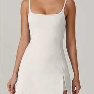 NWT White Slit Tennis Dress